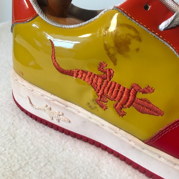 Slick Exotica Croc & Pat Leather Sneakers. US-12 - Picture 8 of 8